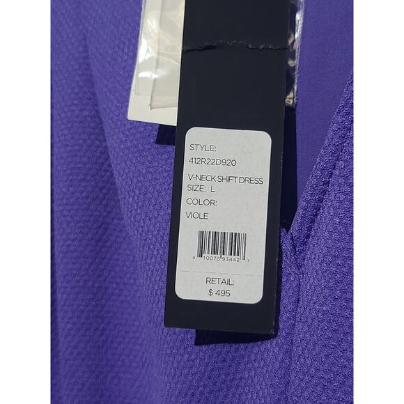 Toccin Long Sleeve Shift Dress in Violet NWT - Picture 5 of 7